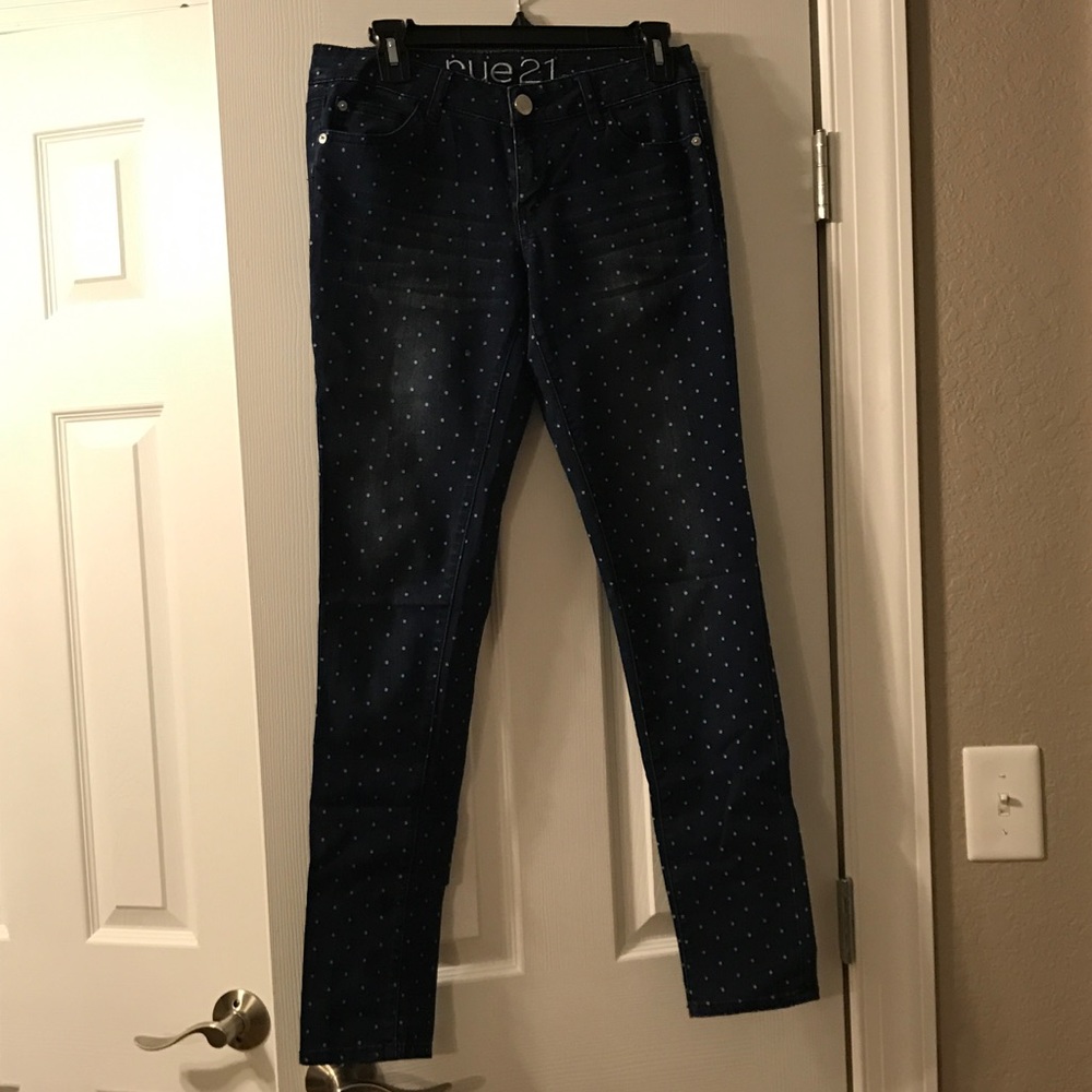 Rue 21 Polka Dot Jeans.